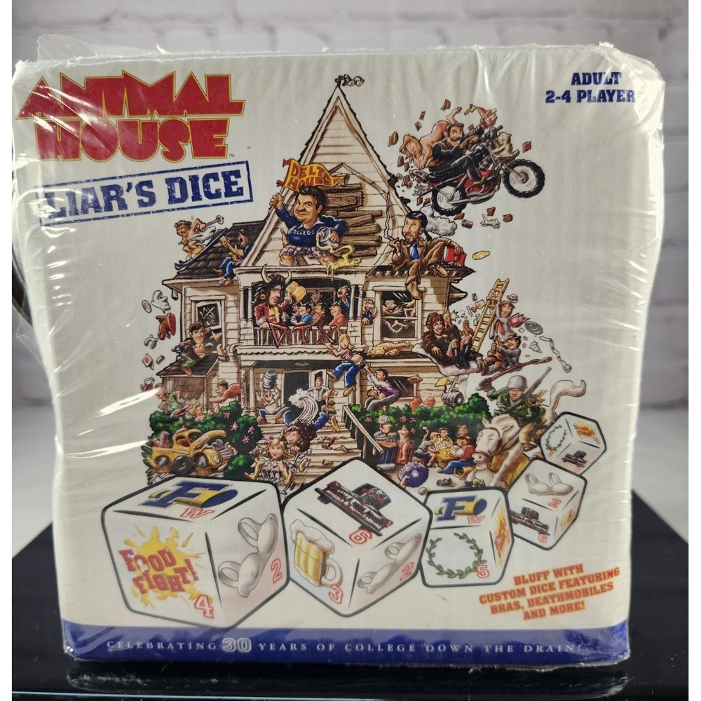 Animal House / Liar's Dice‎ / Game Beer Cans 30th  Anniversary Party Game!  New